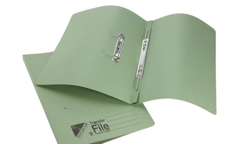 Green foolscap transfer - foolscap,