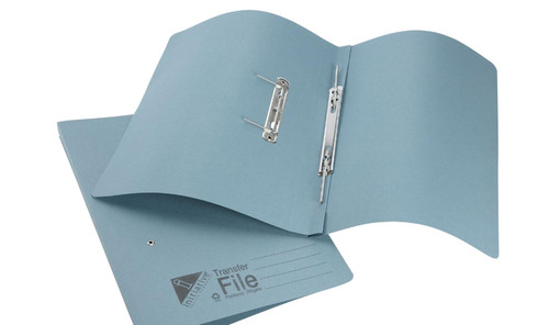 Blue foolscap transfer spring - transfer,